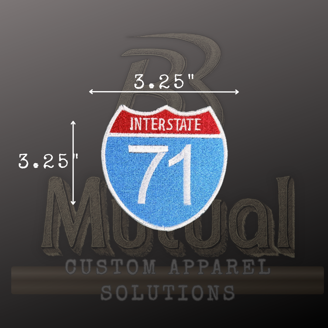 Interstate 71 Embroidered Patch