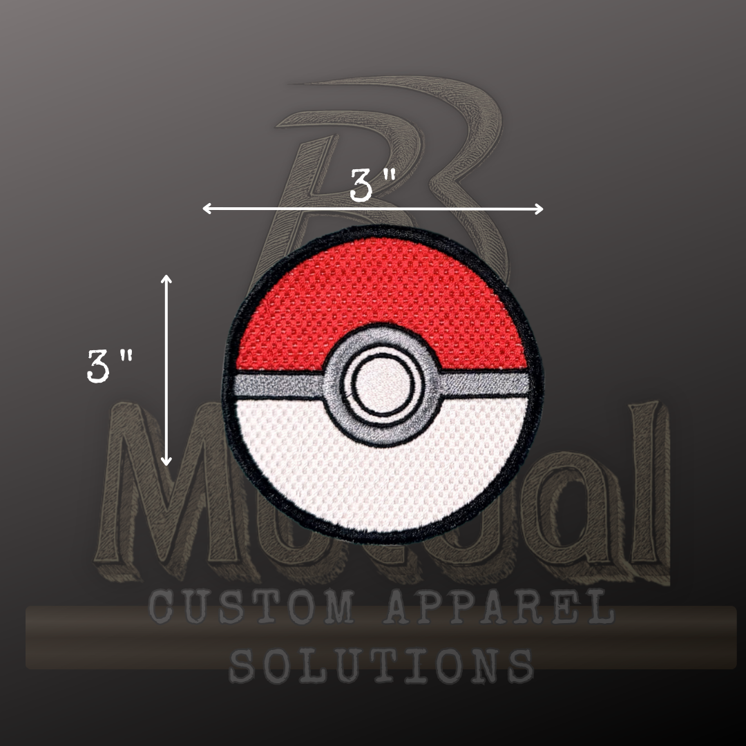 Poké Ball Embroidered Patch